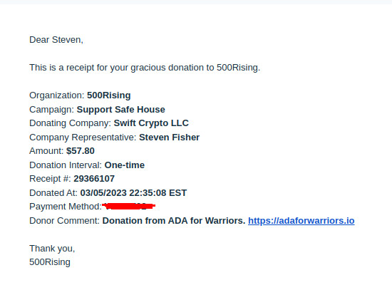 Donation