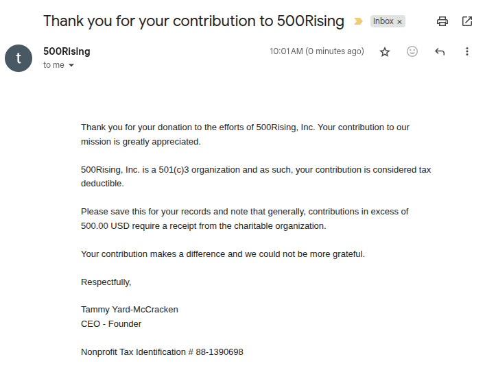 Donation